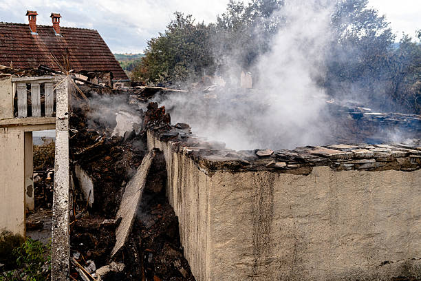 Professional Fire Damage Removal technician working in Deer Park, WA